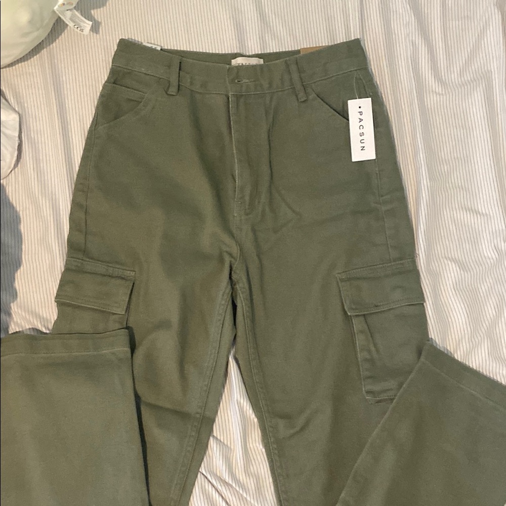 PacSun Olive Cargo Jeans